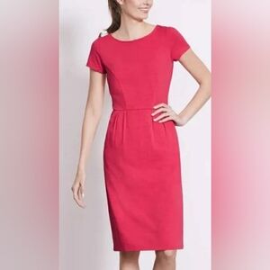 Boden Phoebe Short Sleeve Pink Dress Size 16L